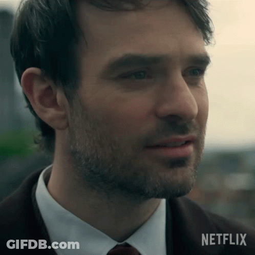 A Close Up Of A Man 'S Face With The Word Netflix On The Bottom Right GIF