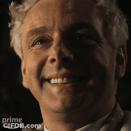 A Close Up Of A Man 'S Face With The Word Prime On The Bottom GIF