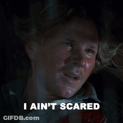 A Close Up Of A Man 'S Face With The Words Anymore Written Below Him GIF