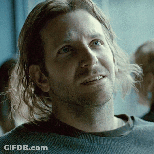 A Close Up Of A Man 'S Face With The Words David On The Bottom Right GIF