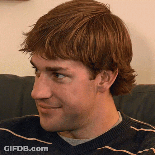 A Close Up Of A Man 'S Face With The Words David Worren Visible GIF