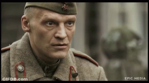 A Close Up Of A Man 'S Face With The Words Epic Media Below GIF