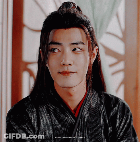 A Close Up Of A Man 'S Face With The Words Exotetheuniverse Tumblr Written Below It GIF