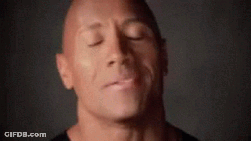 A Close Up Of A Man 'S Face With The Words Hey It 'S Gonna In The Background GIF