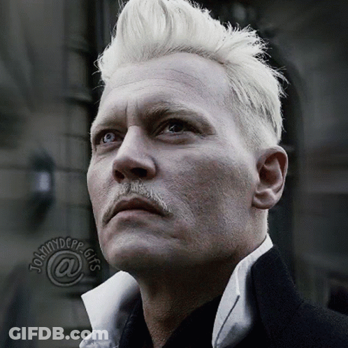 A Close Up Of A Man 'S Face With The Words Johnnydepp.gifs At The Top GIF