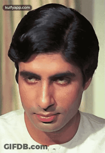 A Close Up Of A Man 'S Face With The Words Kulfyapp.com Visible GIF
