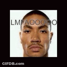 A Close Up Of A Man 'S Face With The Words Lmfaoooo On It GIF