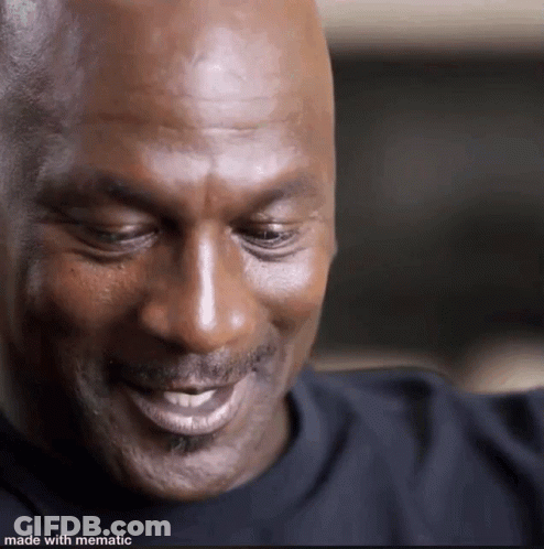 A Close Up Of A Man 'S Face With The Words Made With Mematic At The Bottom GIF