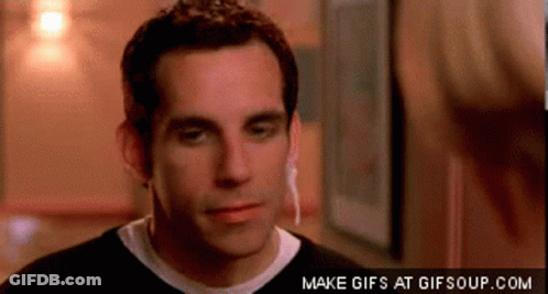A Close Up Of A Man 'S Face With The Words Make GIFs At Gifsoup.com On The Bottom Right GIF