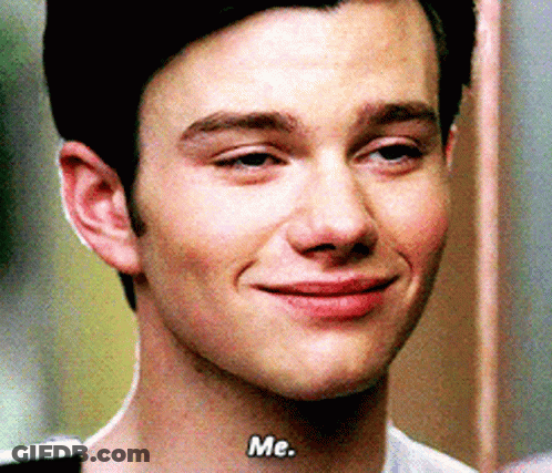 A Close Up Of A Man 'S Face With The Words " Me " On His Neck GIF