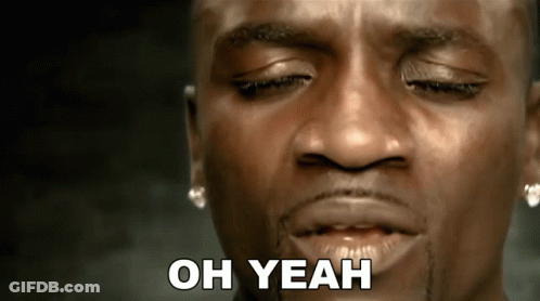 A Close Up Of A Man 'S Face With The Words Oh Yeah Written Next To Him GIF