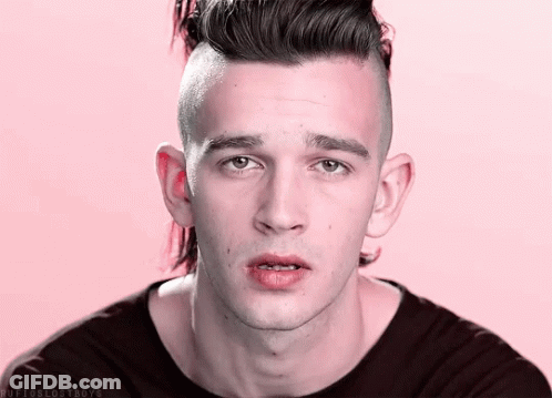 A Close Up Of A Man 'S Face With The Words " Ruffoslostboys " Written On The Bottom GIF