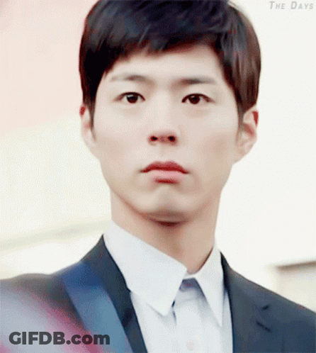 A Close Up Of A Man 'S Face With The Words " The Days " On The Bottom GIF