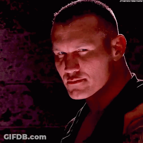 A Close Up Of A Man 'S Face With The Words " The Next Big Thing " Written Below It GIF