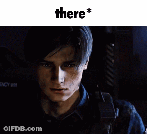 A Close Up Of A Man 'S Face With The Words " There * " Above Him GIF