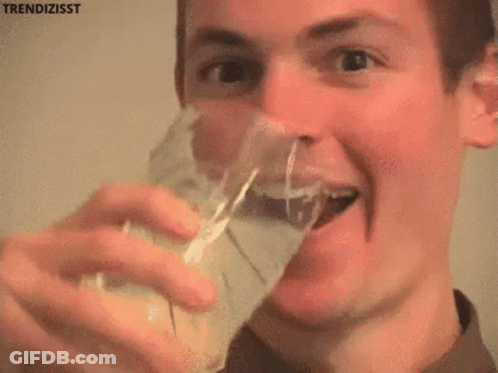 Close Up Of Man's Face With Trendizisst Above GIF