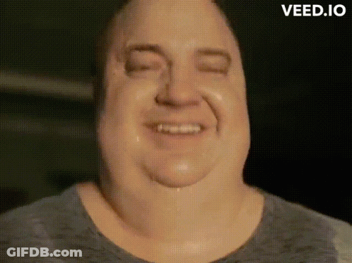 A Close Up Of A Man 'S Face With The Words Veed.io Below Him GIF