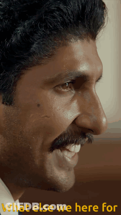 A Close Up Of A Man 'S Face With The Words " What Else We Here For " Below Him GIF