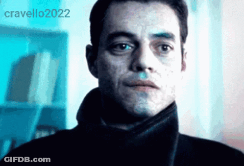 A Close Up Of A Man 'S Face With The Year 2022 On The Bottom Right GIF