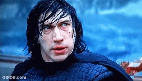 A Close Up Of A Man 'S Face With Wet Hair GIF