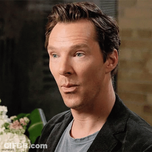 A Close Up Of A Man 'S Face With Wurwurz Written On The Bottom GIF