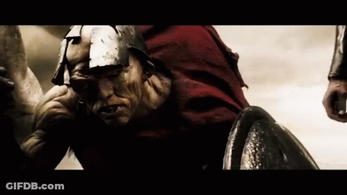 A Close Up Of A Man Wearing A Helmet In A Movie GIF