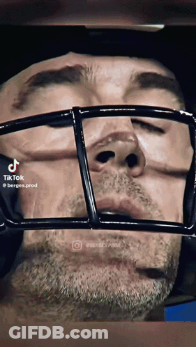 Man Wearing Helmet With TikTok Text GIF