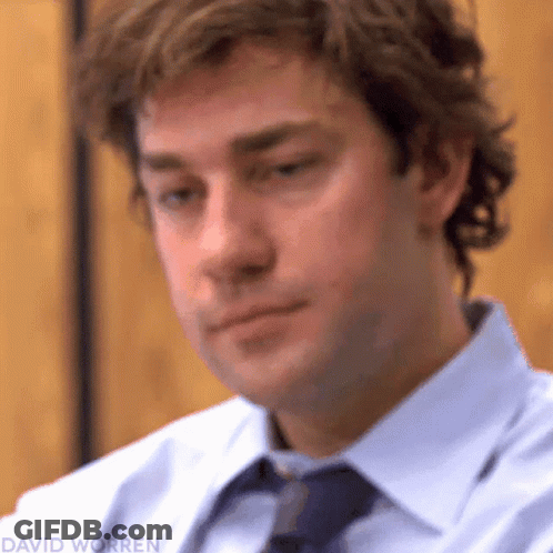 A Close Up Of A Man Wearing A Shirt And Tie GIF