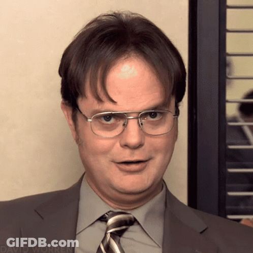 A Close Up Of A Man Wearing Glasses And A Tie With The Name David Worren On The Bottom GIF