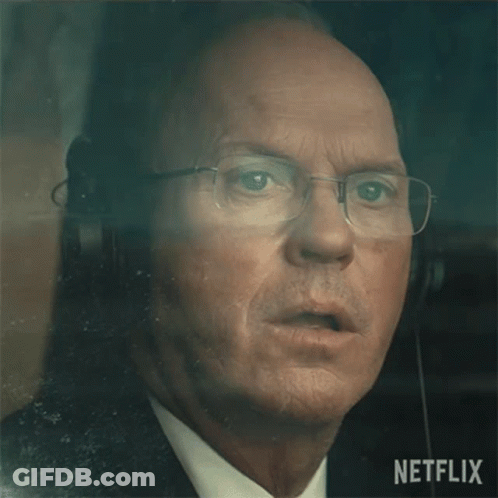 A Close Up Of A Man Wearing Glasses And Headphones With Netflix Written On The Bottom Right GIF