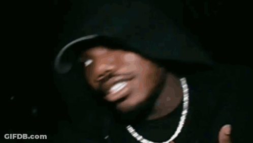 A Close Up Of A Man Wearing Sunglasses And Earrings GIF