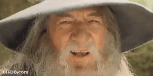 A Close Up Of A Man With A Beard And A Hat . GIF