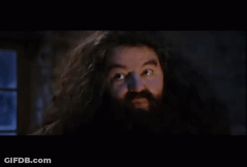 A Close Up Of A Man With A Beard And Long Hair Making A Funny Face . GIF