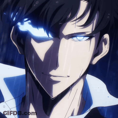 A Close Up Of A Man With Blue Eyes GIF