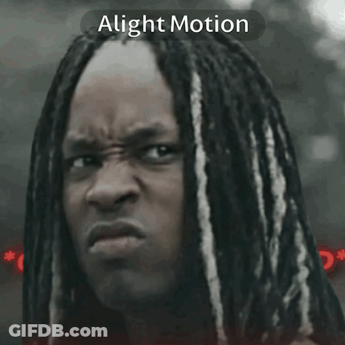 A Close Up Of A Man With Dreadlocks And The Words Ohio Unimpres GIF