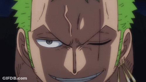 A Close Up Of A Man With Green Hair GIF