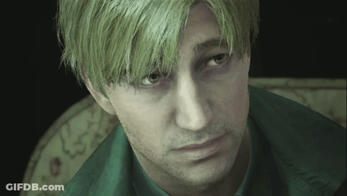 A Close Up Of A Man With Green Hair And A Beard GIF