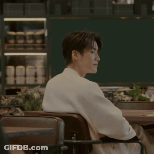 A Close Up Of A Man With His Eyes Closed GIF