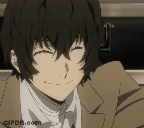 A Close Up Of A Man With His Eyes Closed Smiling GIF