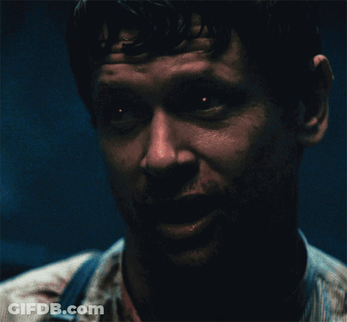 A Close Up Of A Man With His Mouth Open GIF