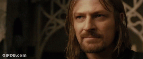 A Close Up Of A Man With The Words If This Is Indeed The Will Of The Council Below Him GIF