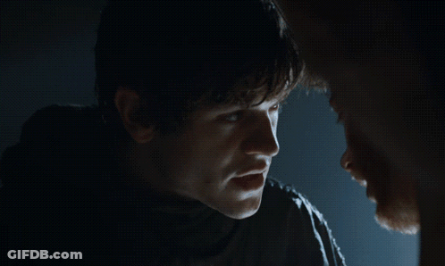 A Close Up Of A Man With The Words If You Think This Has A Happy Ending You Haven 'T Been Paying Attention GIF