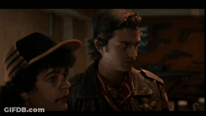 A Close Up Of A Man With The Words You Die I Die GIF