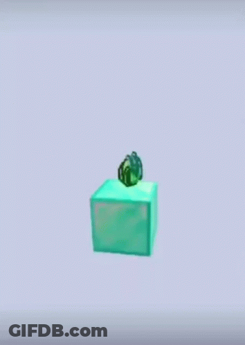 Minecraft Character Walking On Grass Hill GIF