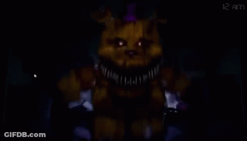 A Close Up Of A Monster 'S Mouth With Sharp Teeth . GIF