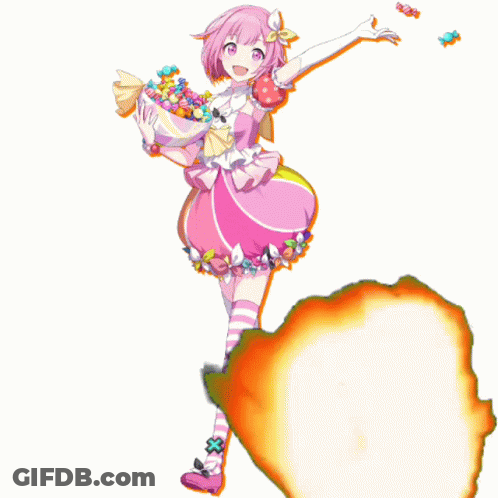 A Close Up Of A Painting Of A Flame With A Butterfly Flying In The Background GIF