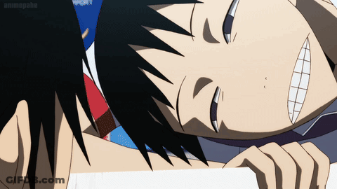 A Close Up Of A Person Laying Down With The Word Animepahe On The Bottom GIF