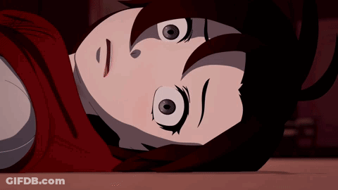 A Close Up Of A Person Laying On Their Back With Their Eyes Closed GIF