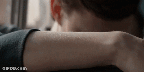 A Close Up Of A Person 'S Arm With A Few Hairs On It . GIF