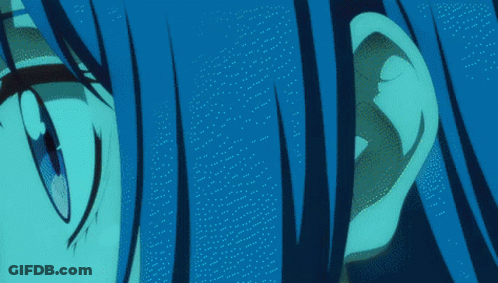 A Close Up Of A Person 'S Blue Eye With The Number 3 In The Background GIF